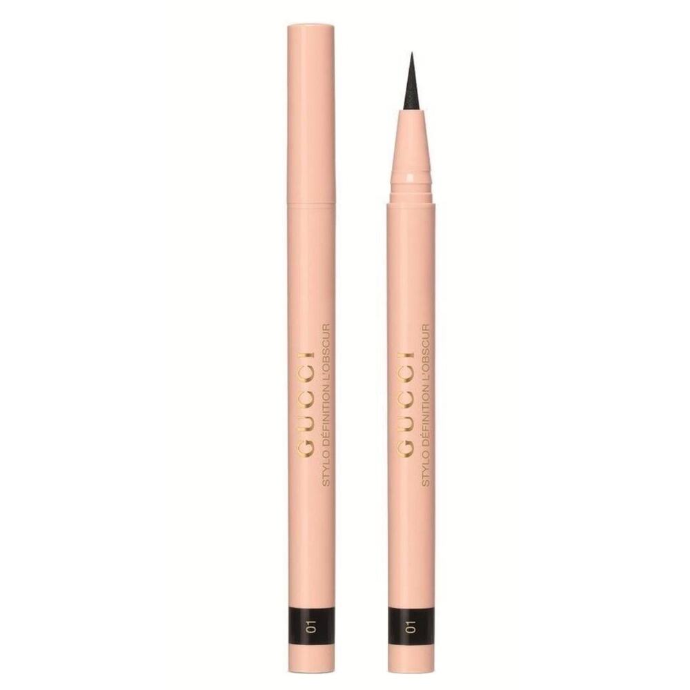 Gucci 5 pc BUNDLE -Pouch, Mascara, Felt-Tip Eyeliner, Priming Serum & Lip Colour - Picture 6 of 12